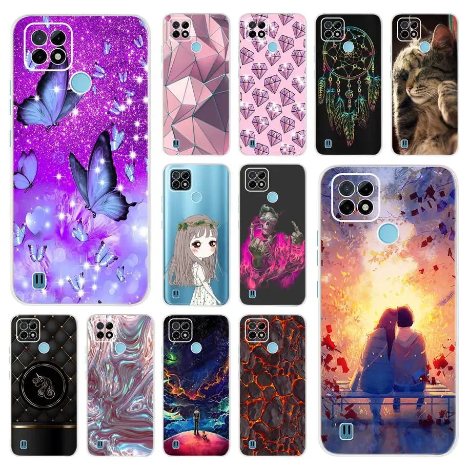 Чехол для OPPO Realme C21Y новый модный чехол с рисунком телефона C21 Y RMX3261 RealmeC21Y C 21Y 6 5 -