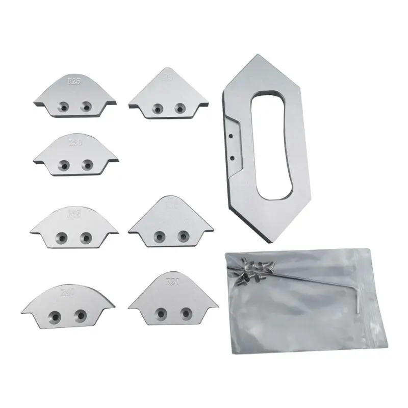 Угловой кондуктор для фрезерного стола комплект шаблонов фаски и гравировки по