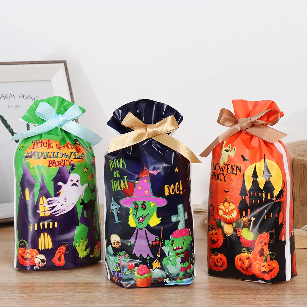 10 шт. сумки для конфет на Хэллоуин милая Подарочная сумка детский подарок тыква
