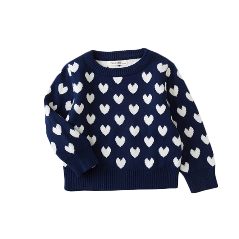 Свитера для маленьких девочек детская одежда хлопковый детский вязаный свитер