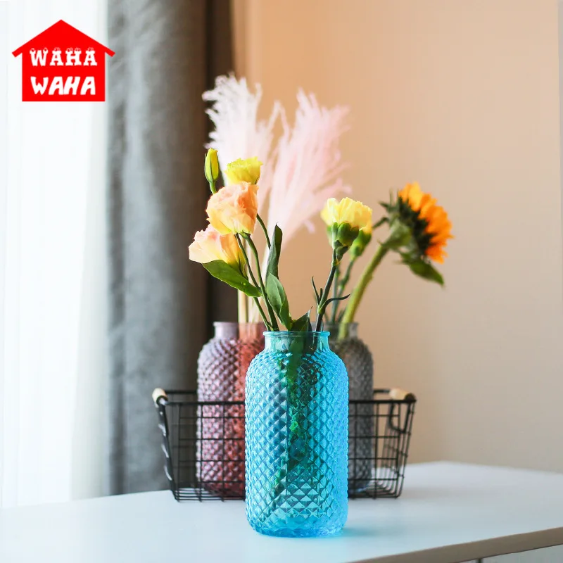 Креативные скандинавские стеклянные вазы для гидропоники бутылка растений