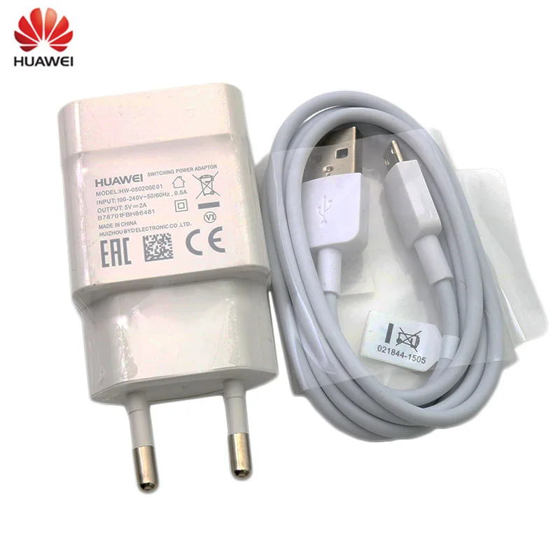 Оригинальное зарядное устройство Huawei 5 В 2 А ЕС адаптер питания для быстрой