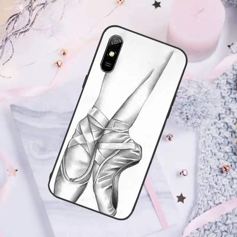 Чехол для телефона с балериной танцевальной девушкой Xiaomi Mi Redmi Note 8T 9T 9S 9A 10 7 8 9 Lite pro