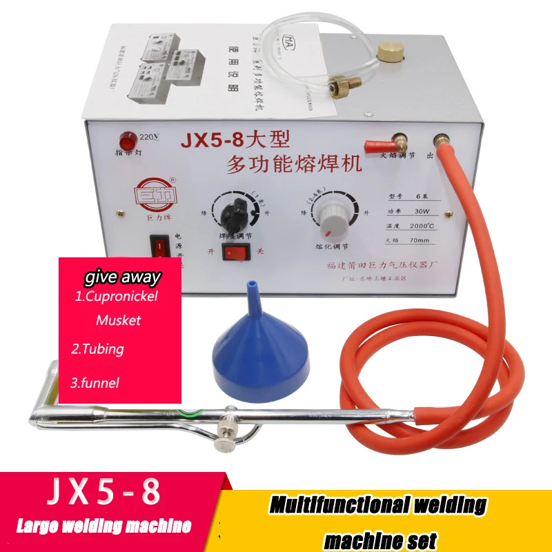 JX5-8 six-speed multi-function welding machine, gold, silver and copper metal welding melting equipment, gold tool