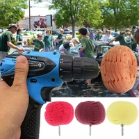 80 hot sales car vehicle burnishing sponge waxing grinding polishing cone ball buffing pad