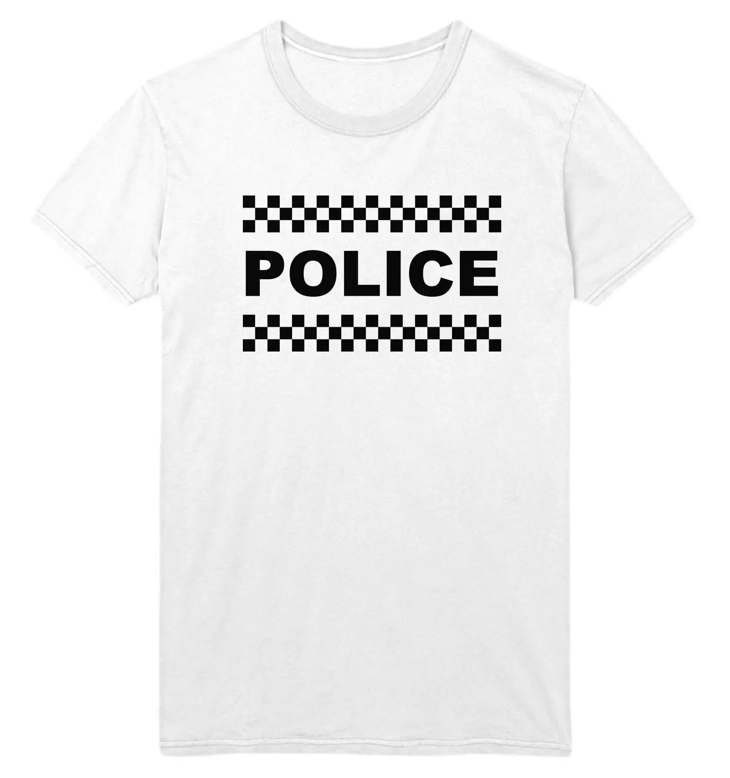 Полицейская футболка для мужчин женщин детей нарядное платье топ костюм наряд