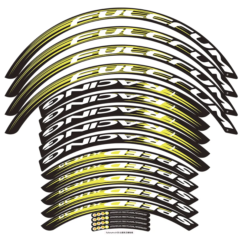 

xlr35 road bike carbon wheel set sticker bicycle rim decals height 35mm