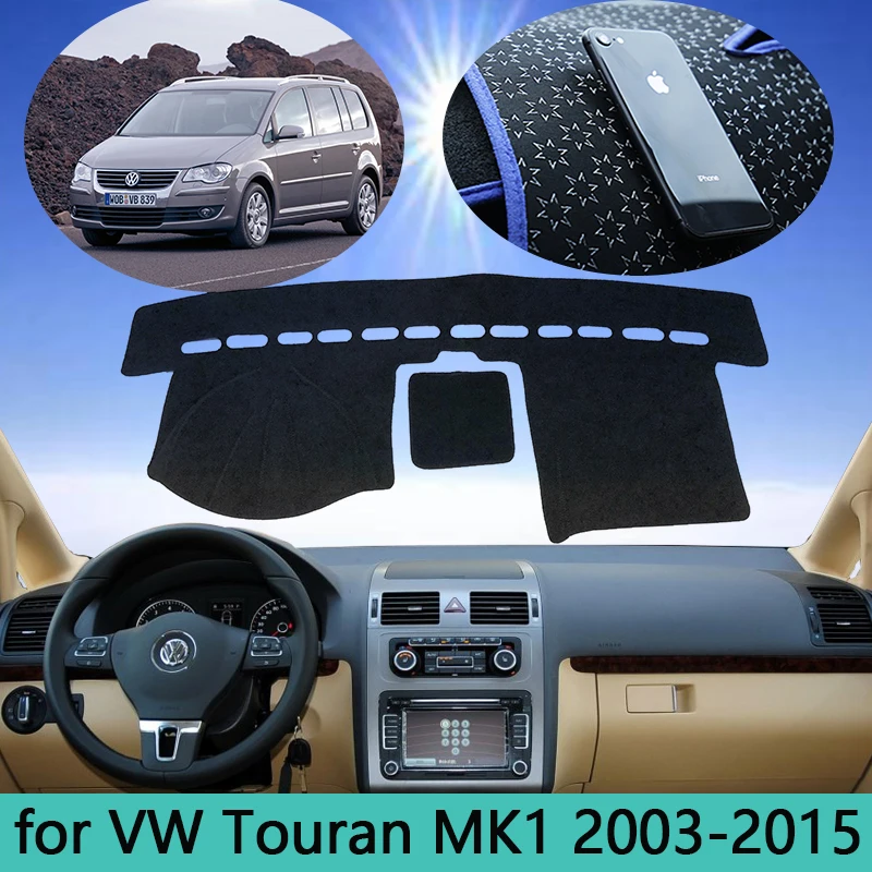 

Car Dashboard For Volkswagen VW Touran MK1 2003~2015 2013 Accessories Avoid Light Pad Instrument Platform Desk Cover Mat Carpets