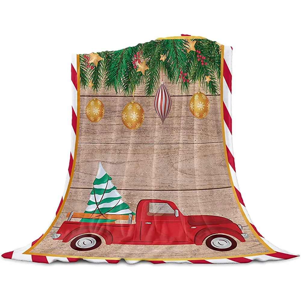 

Рождественское покрывало теплое и мягкое флисовое покрывало для дивана