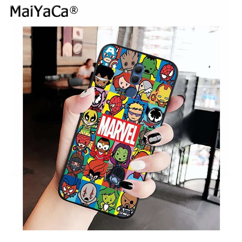 A4 MaiYaCa фильма «Дэдпул»; рубашки Железный человек Марвел Мстители чехол для телефона с логотипом для Huawei mate 10 20 Lite 20X Коврики 20 10 Pro Коврики 9 Nova3 3i - Цвет: A4