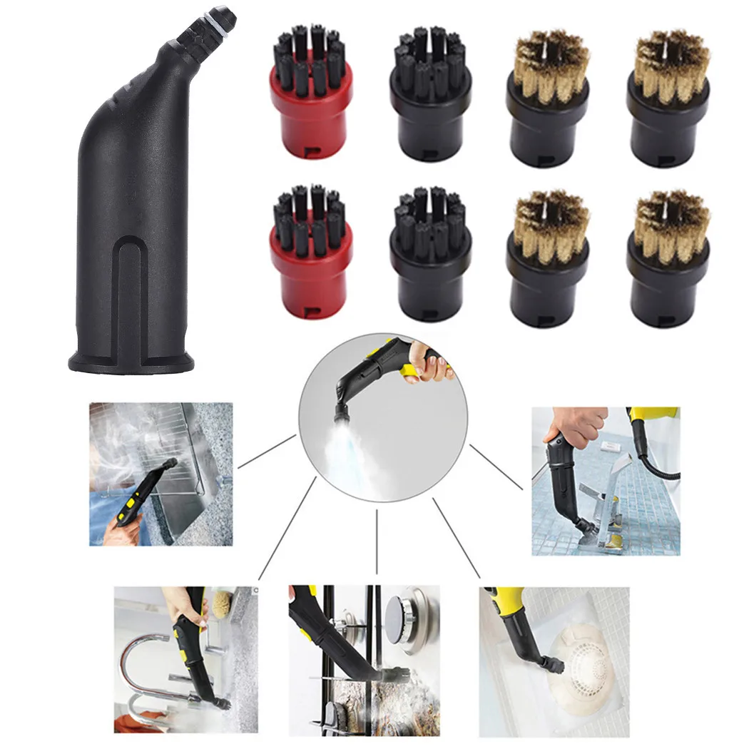 

Steam Cleaner Brush Nozzle Accessories For KARCHER Kit Power Nozzle Replacement