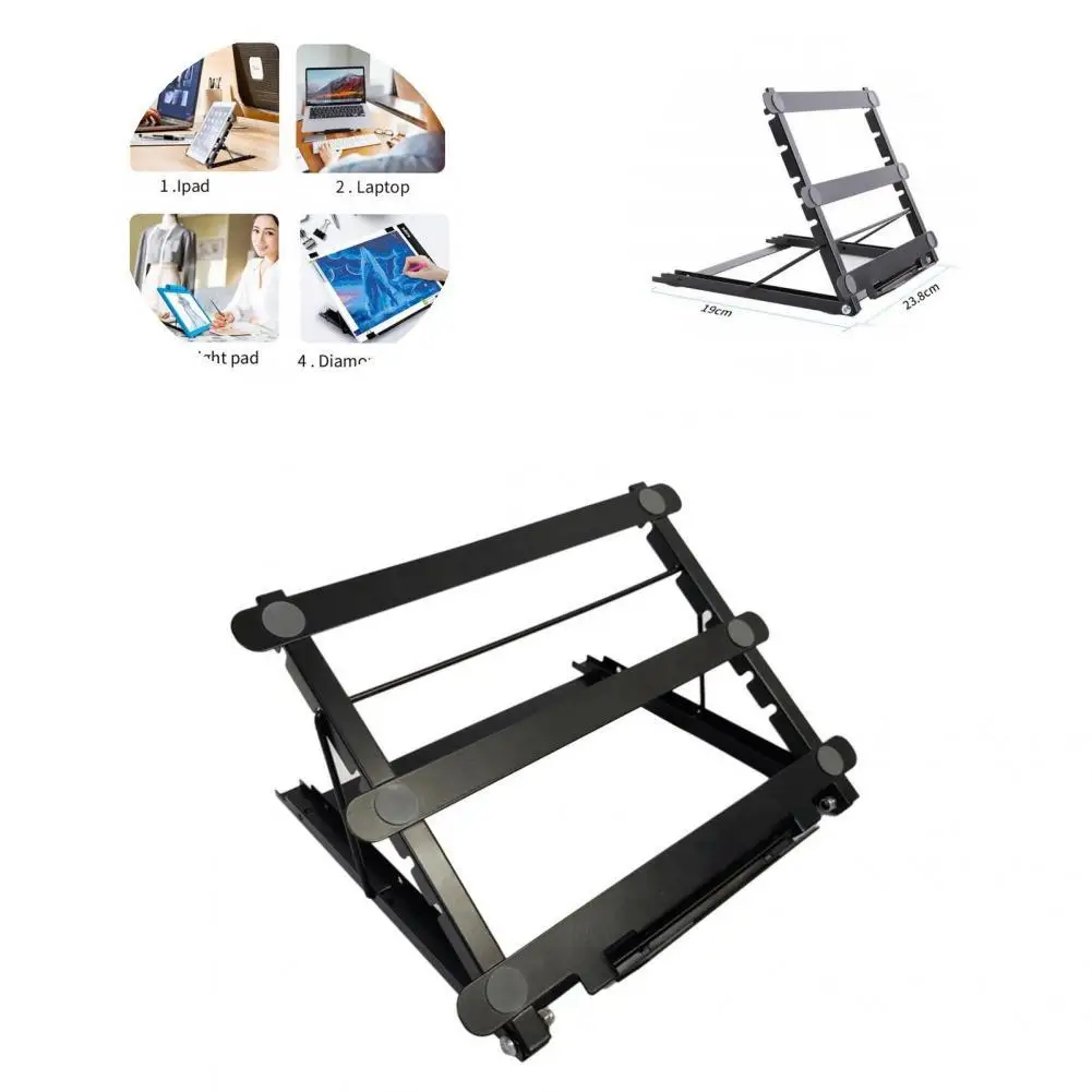 

Подставка для ноутбука практичная универсальная Складная подставка для ноутбука компактный дышащий дизайн держатель для планшета