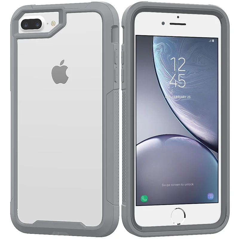 

Ultra Thin Armored Anti Shock Clear Phone Back Cover For iPhone 12 11 Pro XS Max XR X 8 7 6 6S Plus Luxury Hybride PC TPU Case
