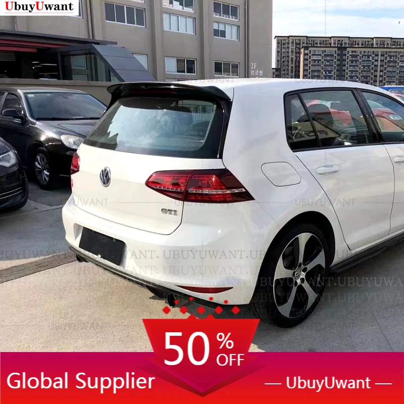 

For Volkswage Golf 7 MK7 (Only For GTi) 2014-2019 Auto High Quality ABS Rear Lip Spoiler Trunk Boot Wing 1Pcs Car Styling