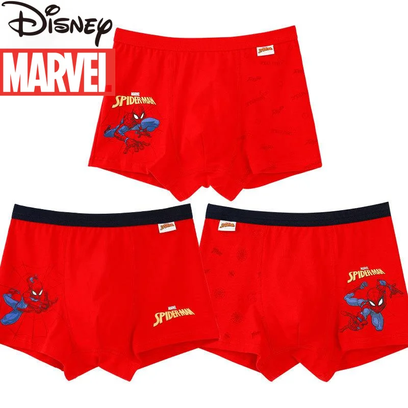 

Original Marvel Spider-Man Children's Underpants Boys Red Boxer Pants Kids Underwear Boys Panties Cotton