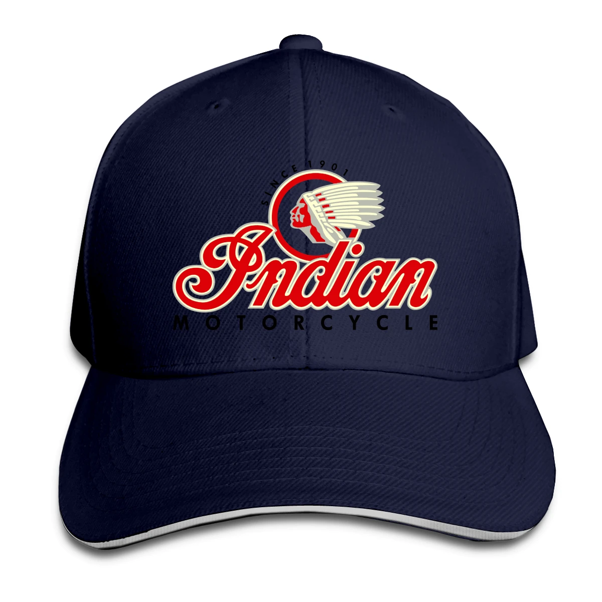 Унисекс взрослые Индийские Мотоциклы символ значок эмблема бейсболка для гольфа