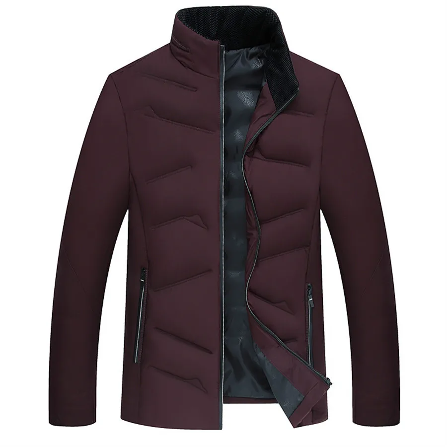 Новинка 2018 осенне зимняя мужская куртка повседневная хлопковая стеганая теплая