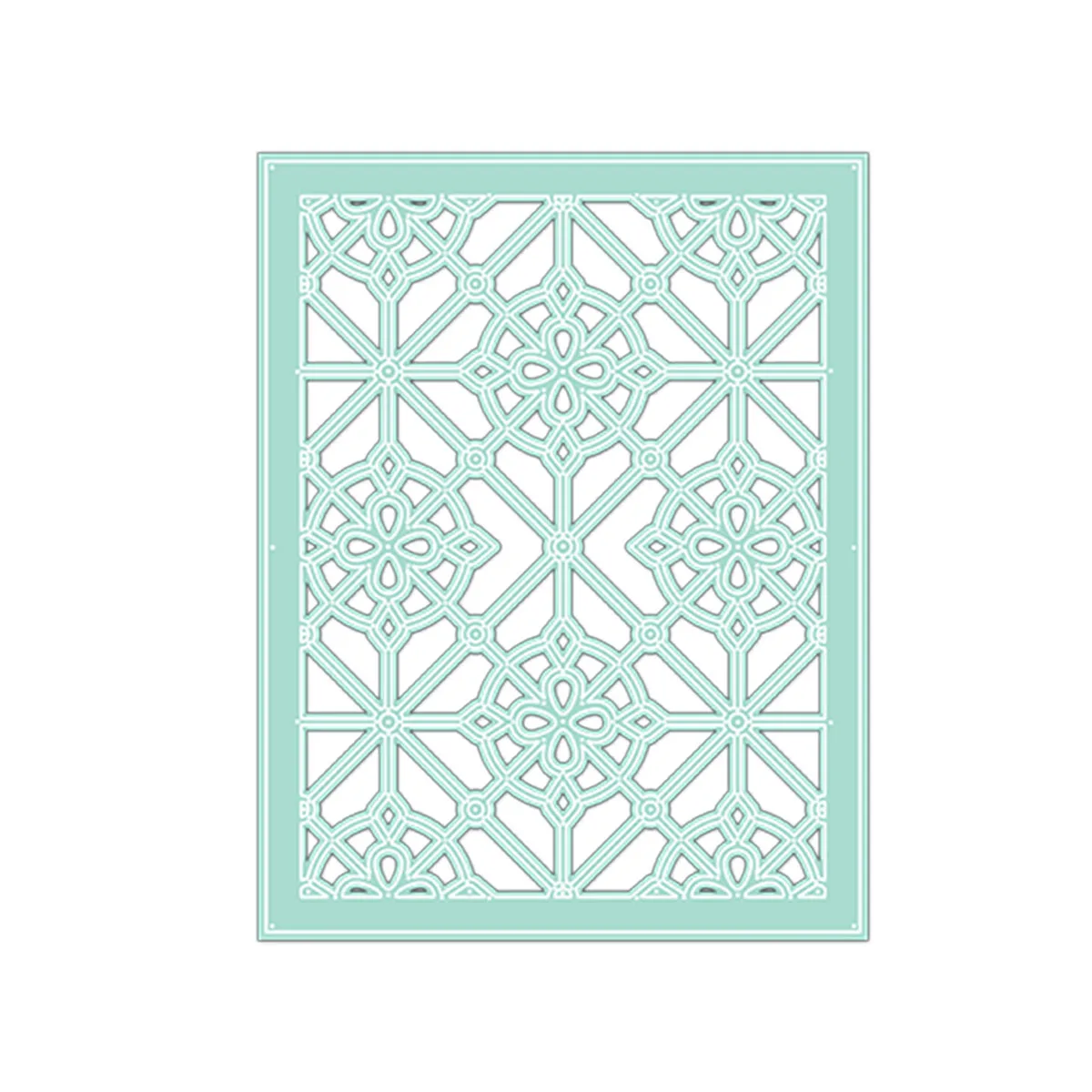 

Геометрический A2 Coverplate, цветок, металлическое ремесло, штампы для рукоделия, скрапбукинг, бумажный трафарет Diary, украшение, тиснение, Новинк...