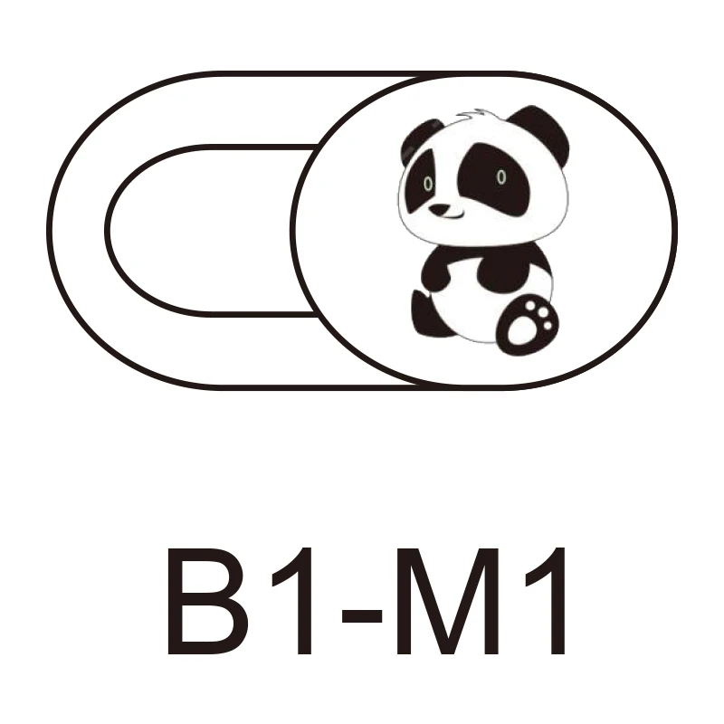 

Lammcou Universal Antispy Webcam Camera Cover Privacy Sticker For iPad Web Laptop Macbook Tablet-Panda Print