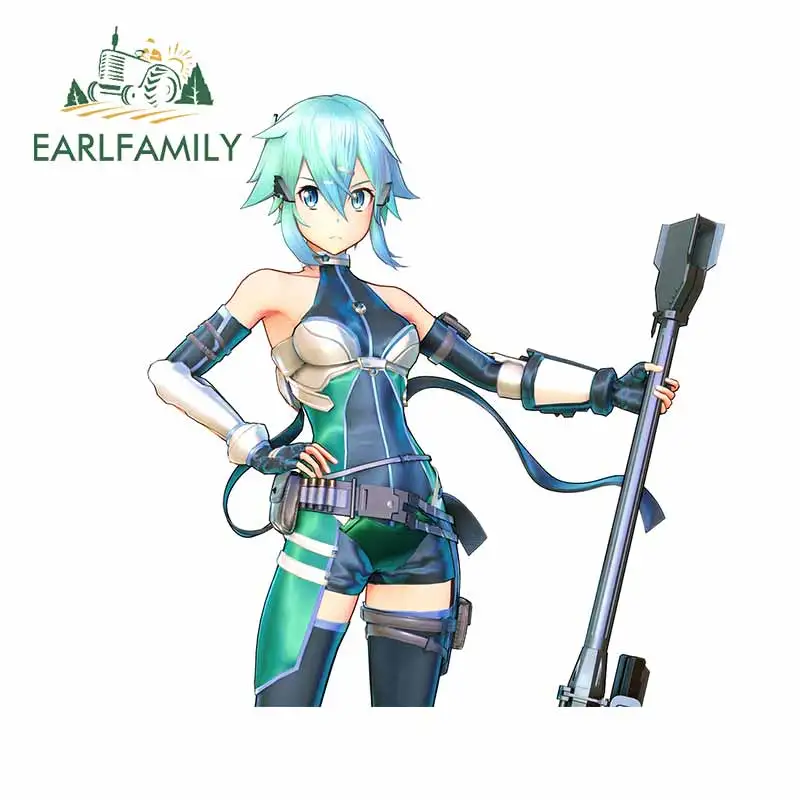 EARLFAMILY 13 см x 12 6 обувь для вечеринки в Стиле косплей Sword Art Online Виниловая пленка