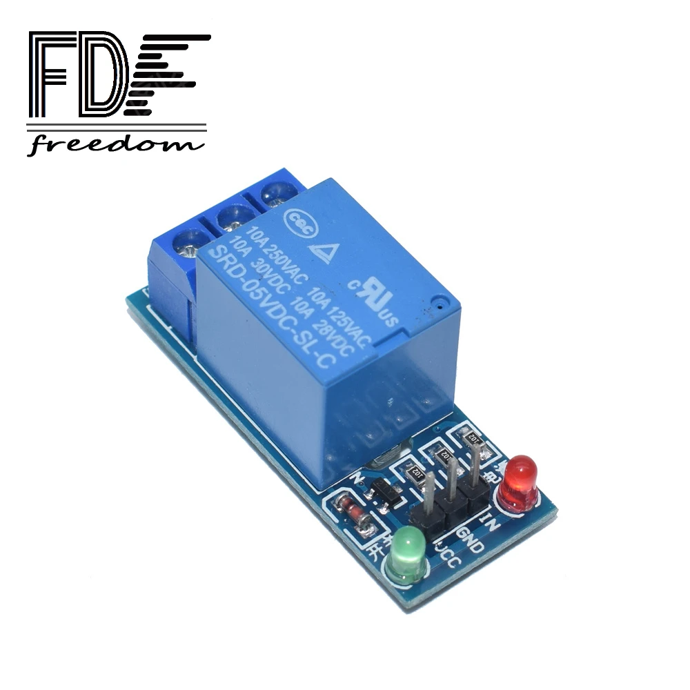 1-канальный релейный модуль 5 В низкий новый уровень управления SCM бытовой