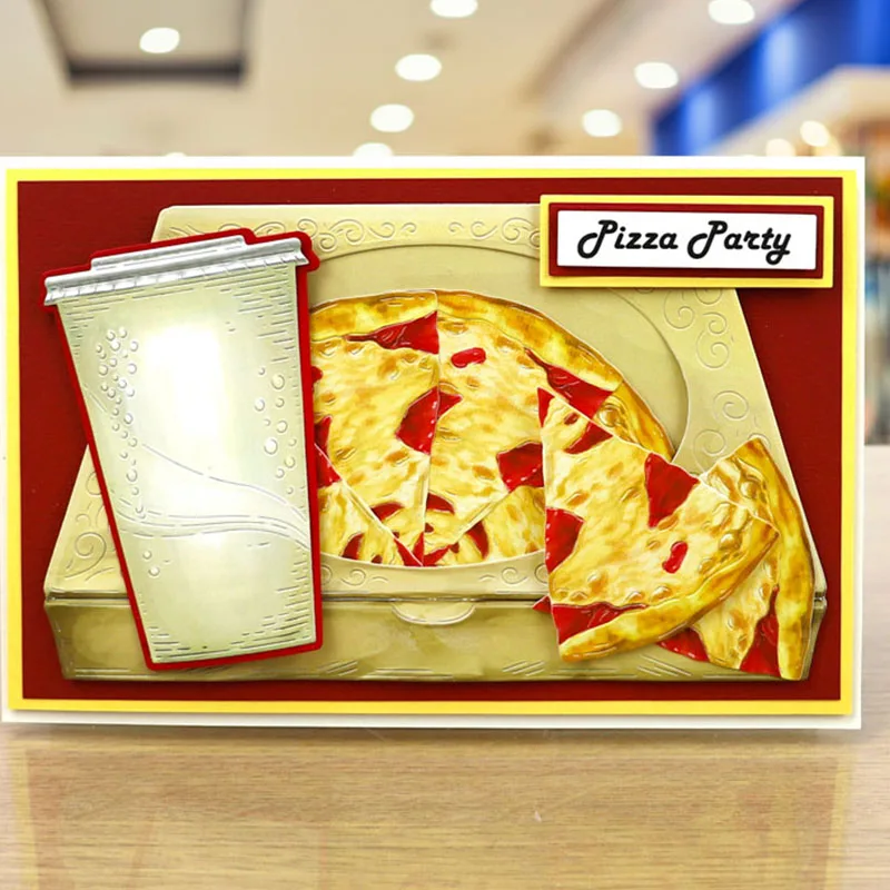 Пластиковая чашка для питья металлическая высекальная высечки скрапбукинга