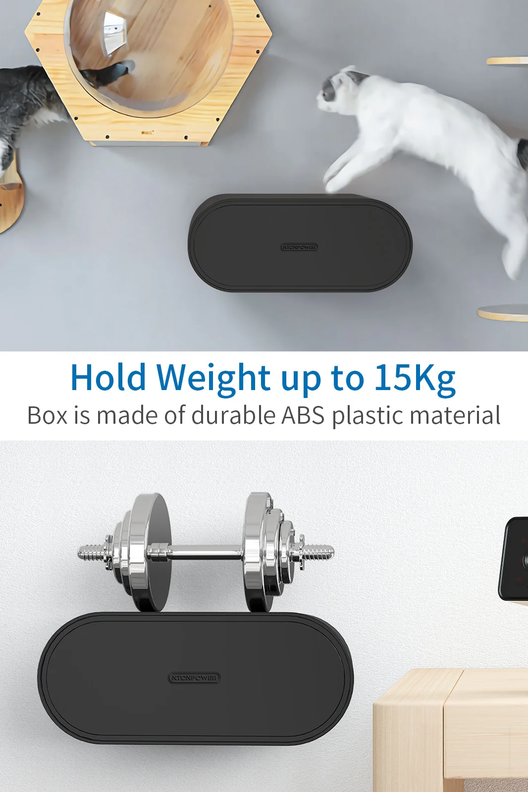 Дешево Сетевой Органайзер NTON POWER, настенный ящик для хранения кабеля с замком от детей