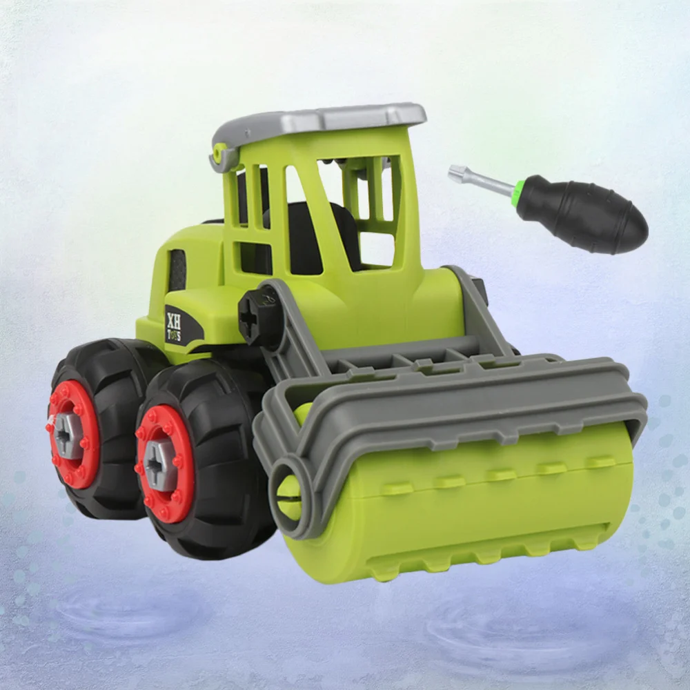 

Creative Puzzle Engineering Vehicle DIY Assemble Vehicle Kids Educational with 1pc Screwdriver (Engineering Veh