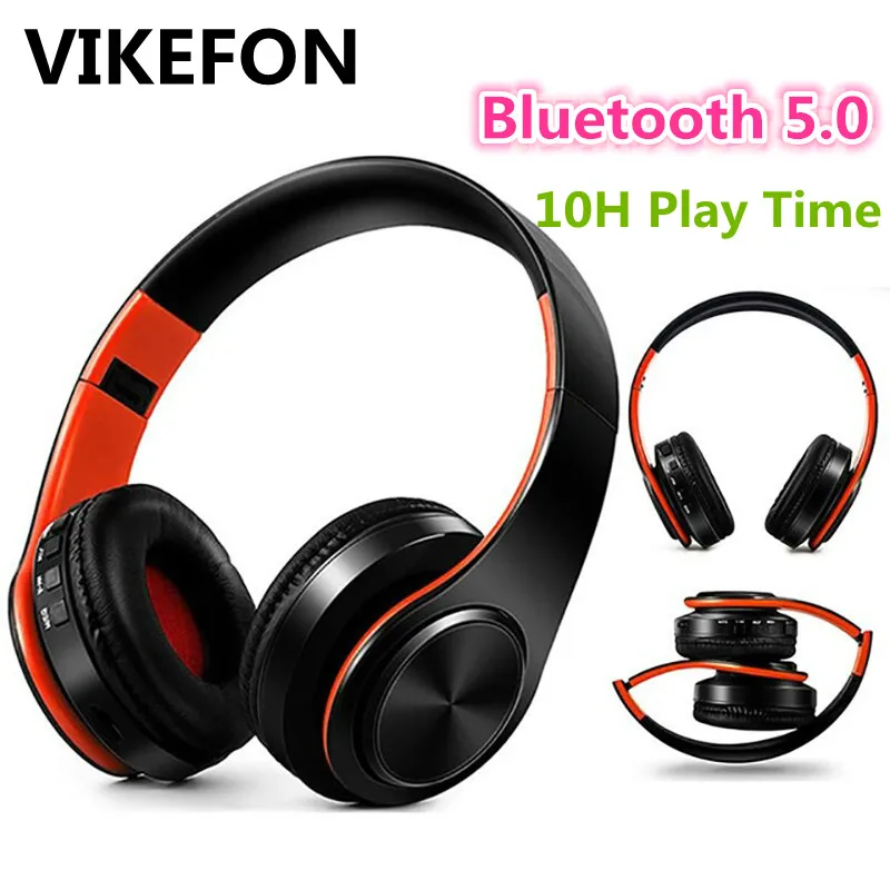 Новый модернизированный V5.0 Беспроводной Bluetooth наушники гарнитура стерео с