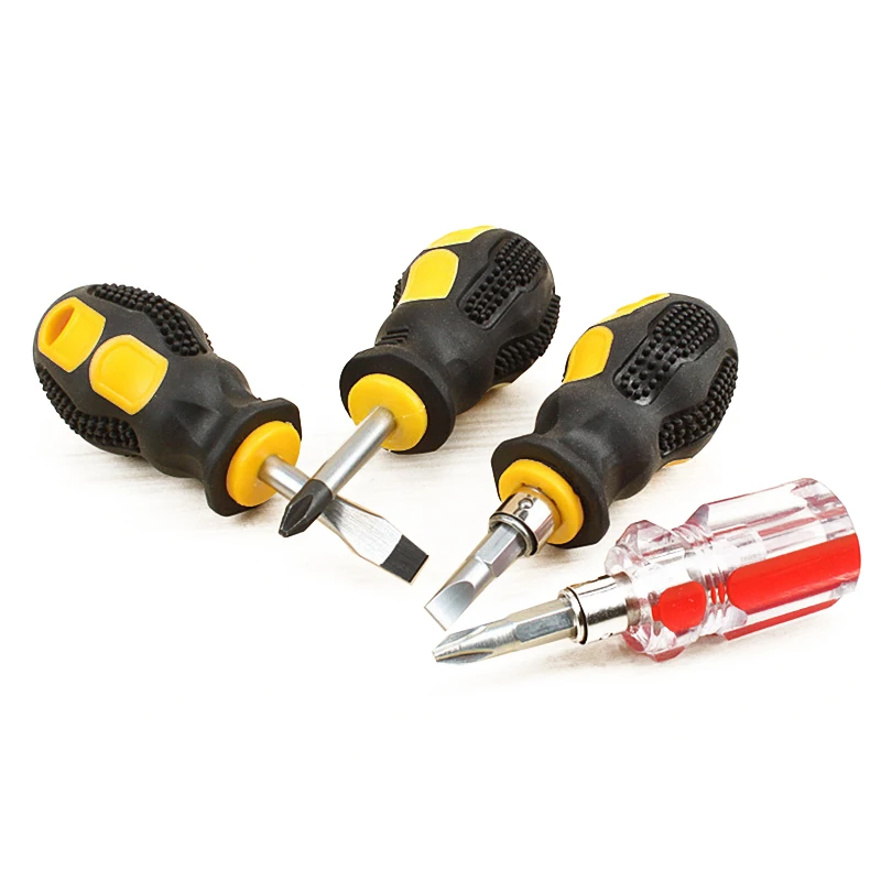 

1Pcs Cross - Type Telescopic Screwdriver Small Radish Screwdriver Mini Ultra Short Screwdriver Micro Screwdriver