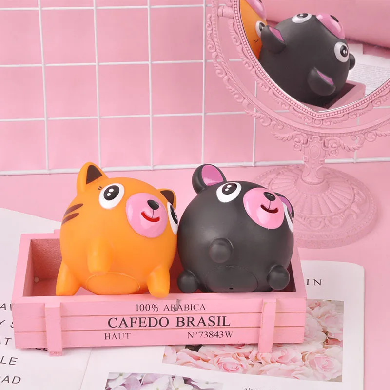 Kawaii приколы розыгрыши антистресс медведь Копилка Кот язык голос животные