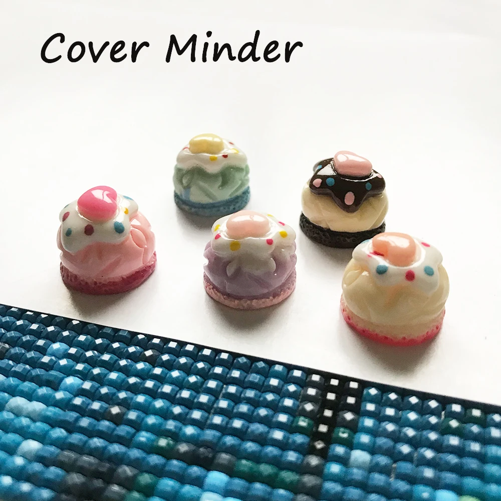 Чехол для алмазной живописи чехол держатель с изображением торта магнит чтобы