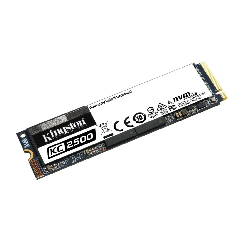 Твердотельный накопитель Kingston KC2500 SKC2500M8/500G SSD M.2 500GB PCI Ex4 чтение: 3500 Мб/сек запись:
