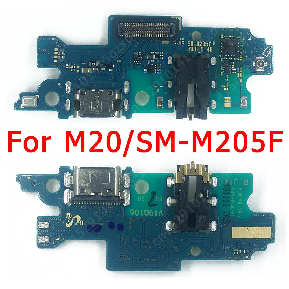 Оригинальный зарядный порт для Samsung Galaxy M10 M20 M30 M30s M31 M40 зарядная плата USB-разъем PCB