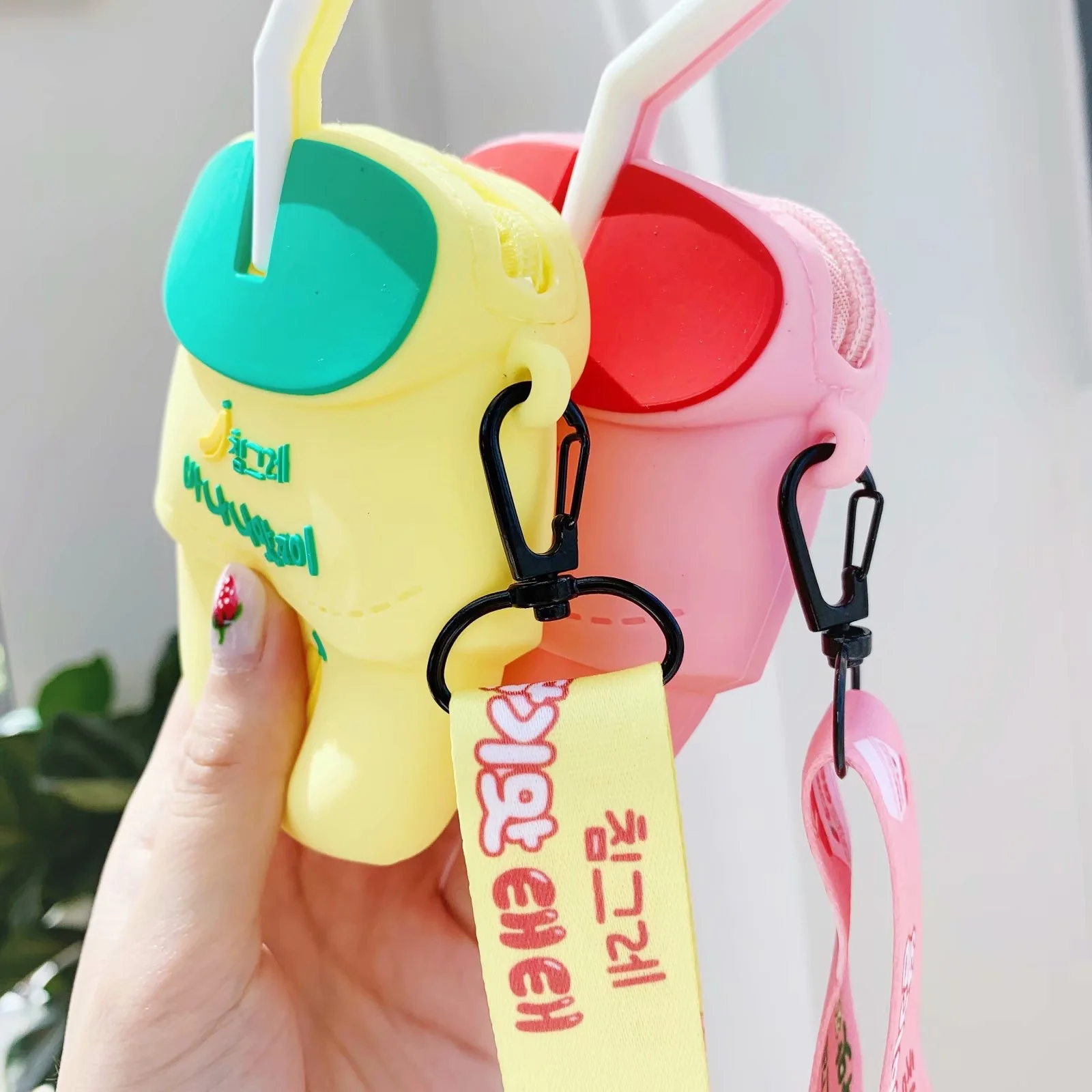 Универсальный чехол сумка ins банан клубника молочный кошелек сумка для airpods монета губная помада сумка на плечо подарок для девочки ребенок+ ремень