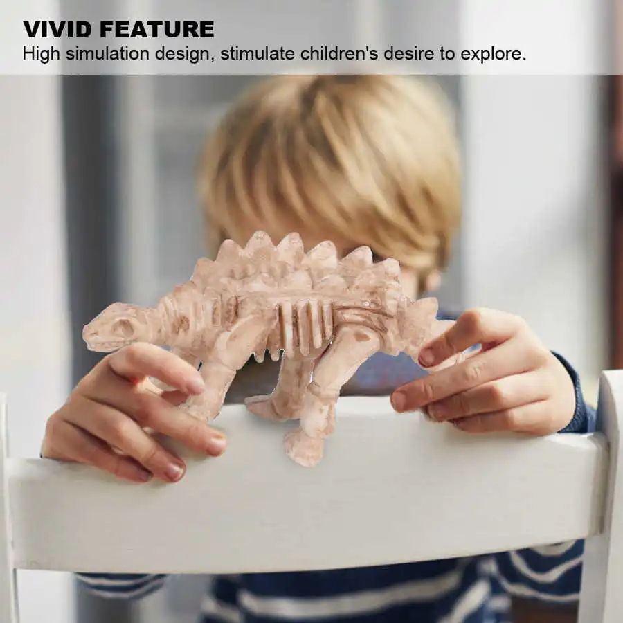 3D Динозавры юрского периода окаменелости скелет модель кирпичи Обучающие