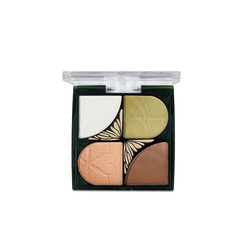 

4 Color Matte Eyeshadow Palette Glitter Eye Shadow Waterproof Long Lasting Make Up Pallet Shimmer Fashion Women Beauty Eyes