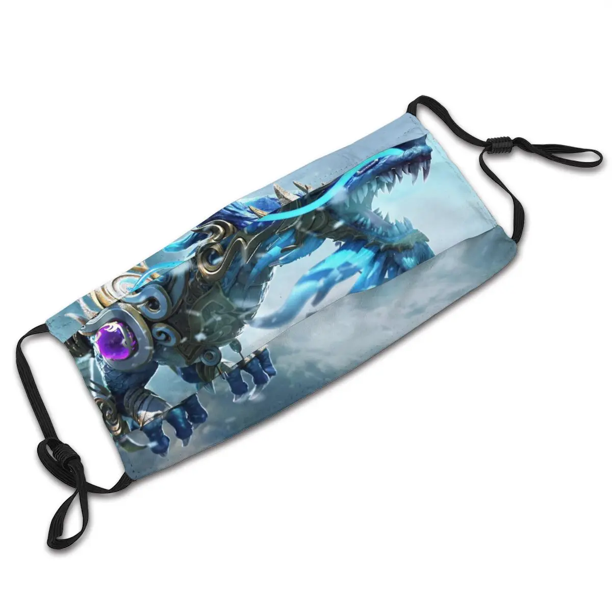 

Face cloth masks for men and women, adjustable and washable mask for adults and kids, printed with Handsome mechanical dragon