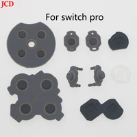 jcd 20set rubber repair parts kit for ns switch pro console lr zl zr key button abxy controller conductive adhesive