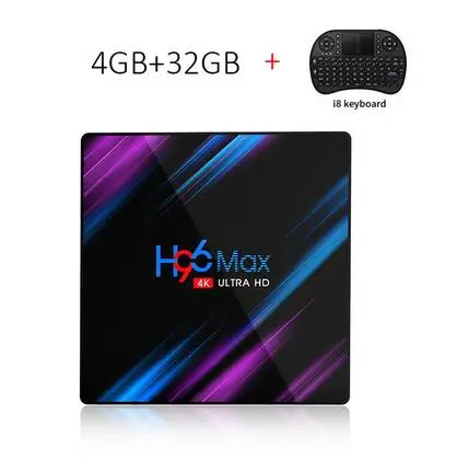 H96MAX 4GB 32GB I8 H96 MAX RK3318 Smart tv Box Android 9,0 4 ГБ 32 ГБ 64 Гб стример медиаплеер 4K Netflix Youtube IP tv Set top Box H96MAX 2GB16GB - Цвет: H96MAX 4GB 32GB I8