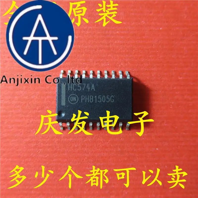 

10pcs 100% orginal new in stock MC74HC574ADWR2G silkscreenHC574A SOP20