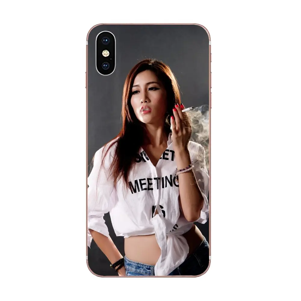Стильная Сексуальная Женская сигарета для Xiao mi 3 4 4C 4i 5 5s 5X6 6X8 SE Pro Lite A1 Max x 2 Note