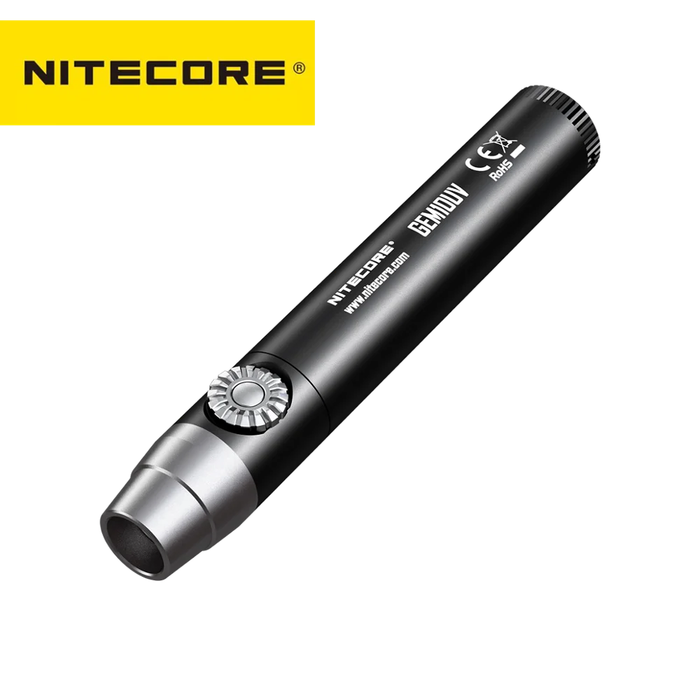 

Original Nitecore GEM8 GEM10UV Jeweler Light 500LM CREE XPLHI V3 LED Flashlight Jade Identification Torch
