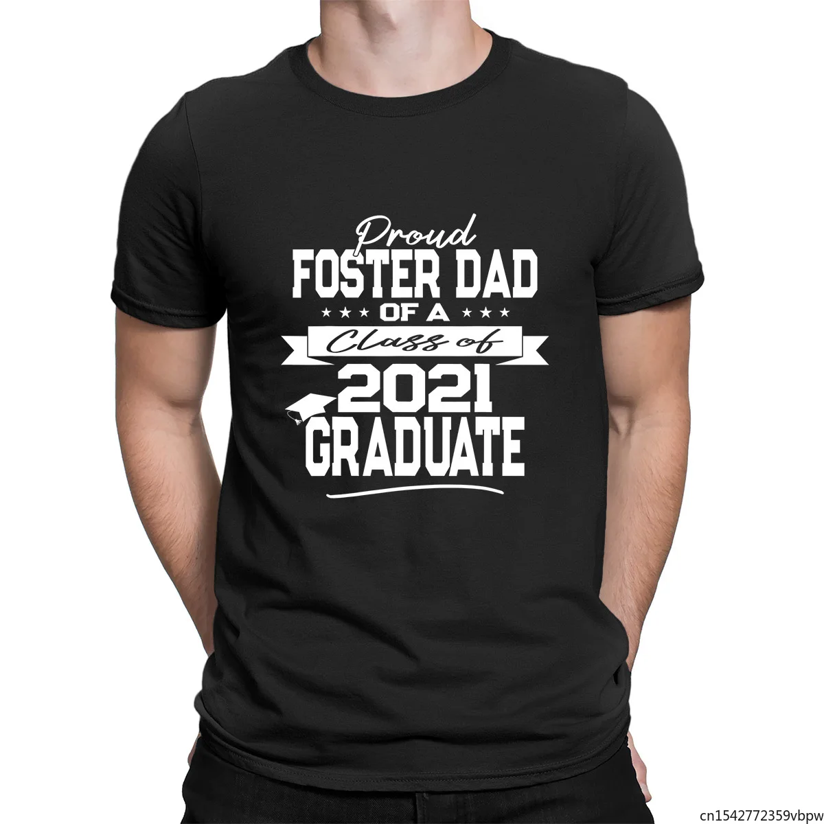 

Proud Dad of A Class of 2021 Graduate Senior Print Men T-Shirt Short Sleeve Harajuku Tops Summer Dad Gifts