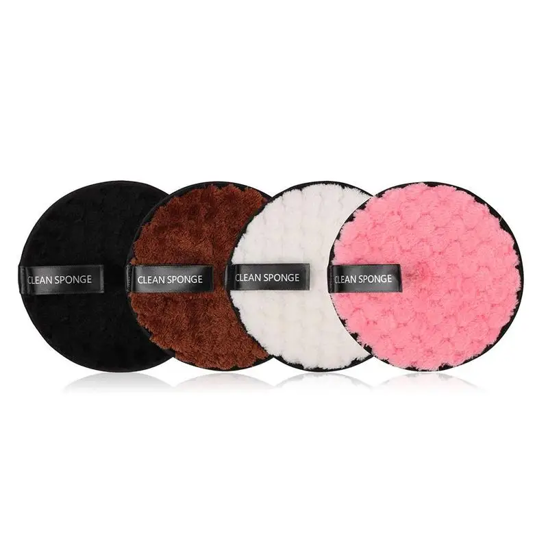 

Fashion Remover Puff Face Wash Makeup Cleansing Cotton Make Up Lazy Microfiber Soft Beauty Tool