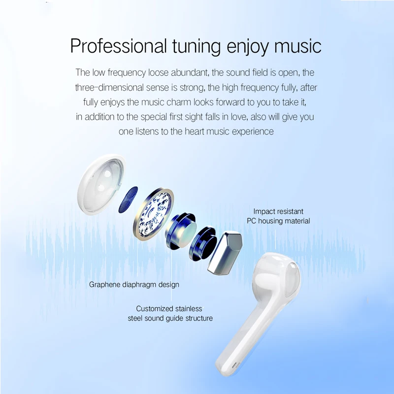 G9 Mini TWS Bluetooth наушники 5 0 с сенсорным управлением спортивные шумоподавлением