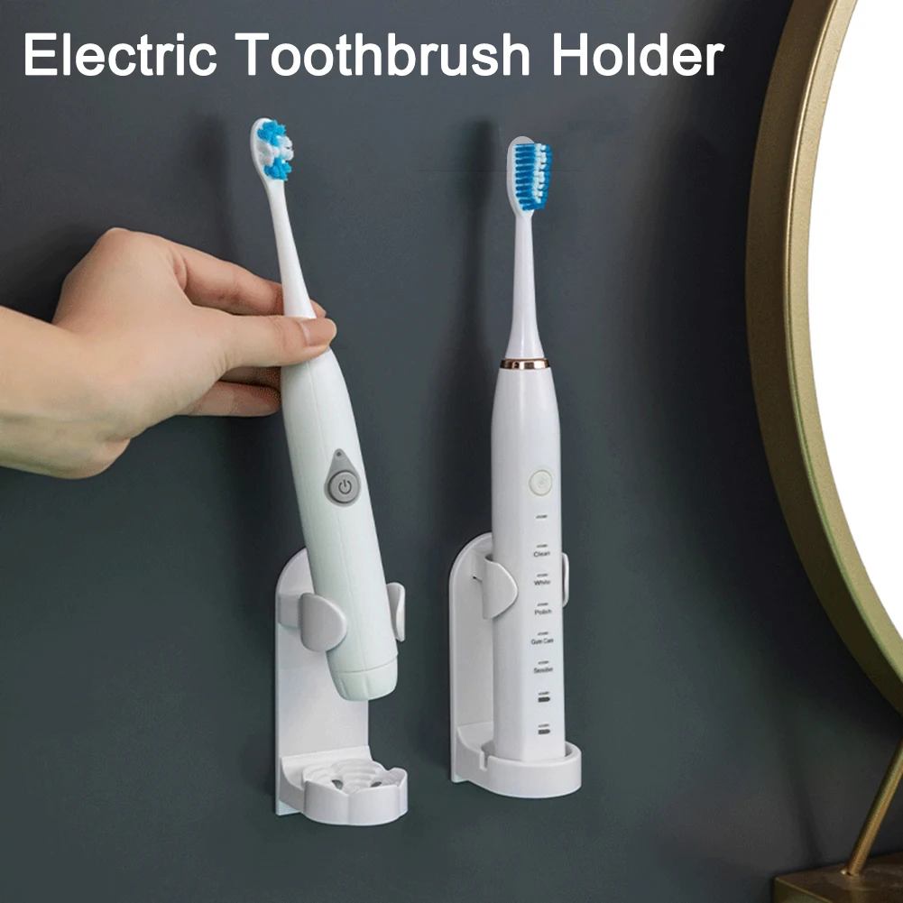

Creative Toothbrush Traceless Stand Rack Organizer Electric Toothbrush Wall-Mounted Holder Space Saving Bathroom Accessories