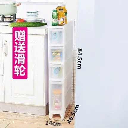5th floor Выдвижные ящики для кухни и ванной комнаты, стеганые шкафы для хранения, шкаф для хранения унитаза, узкий шкаф, многослойный комбинированный пластиковый шкаф для хранения - Цвет: 5th floor