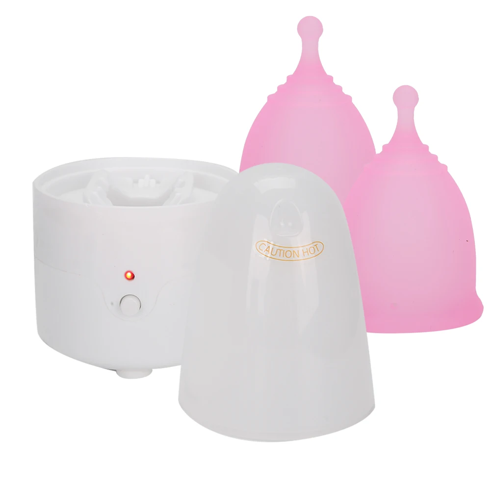 

Medical Silicone Menstrual Cup Women Folding Reusable Menstrual Cup With Cleaner Feminine Hygiene Menstrual Collector Cup Care