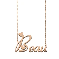 beau name necklace custom name necklace for women girls best friends birthday wedding christmas mother days gift